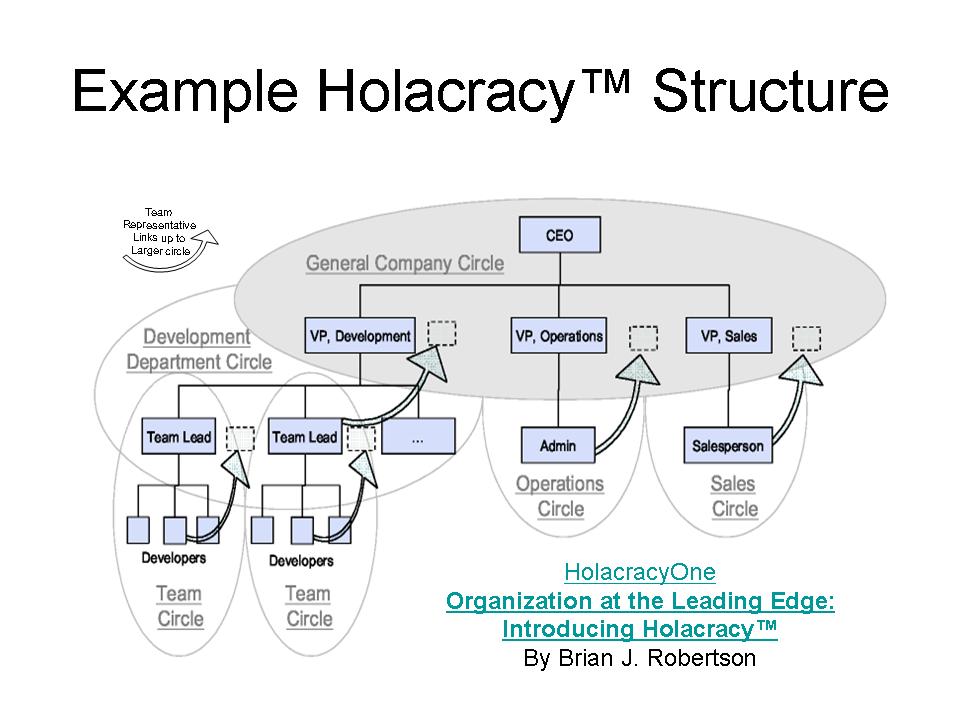 Holacracy structure 
